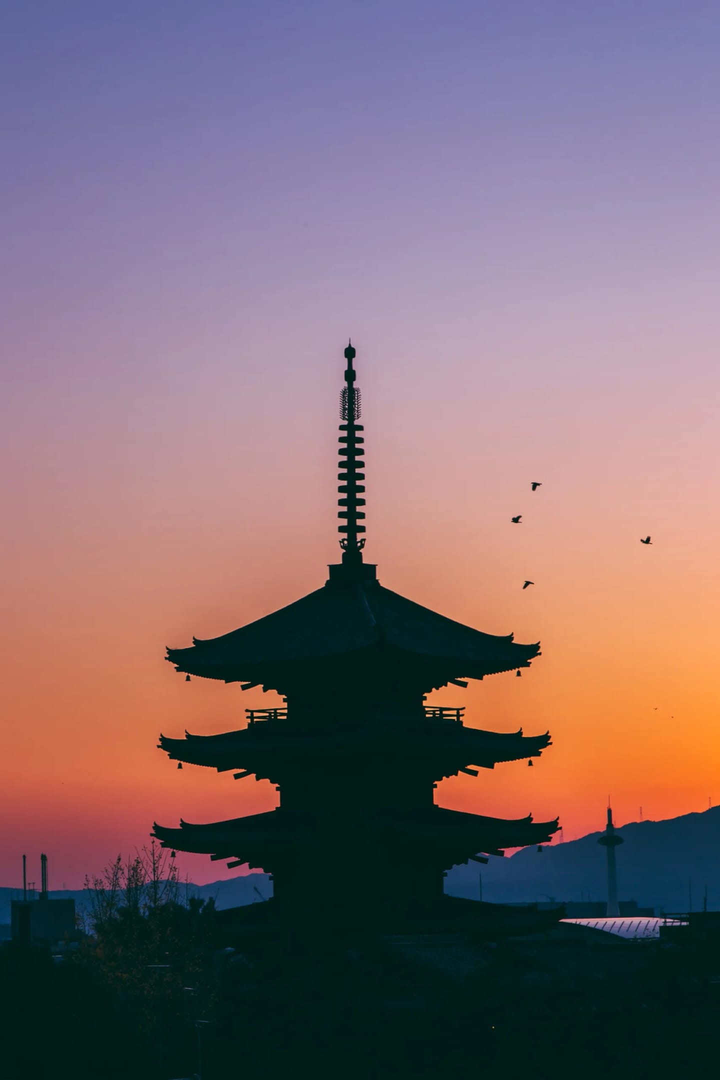 KYOTO al tramonto