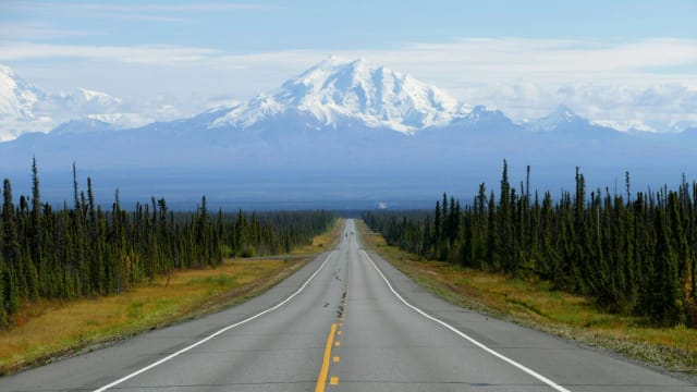 Alaska on the road